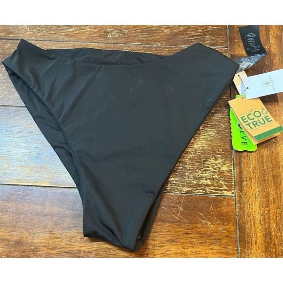 Volcom Women's Simply Seamless Retro Swimsuit Bikini Bottom - Picture 2 of 4